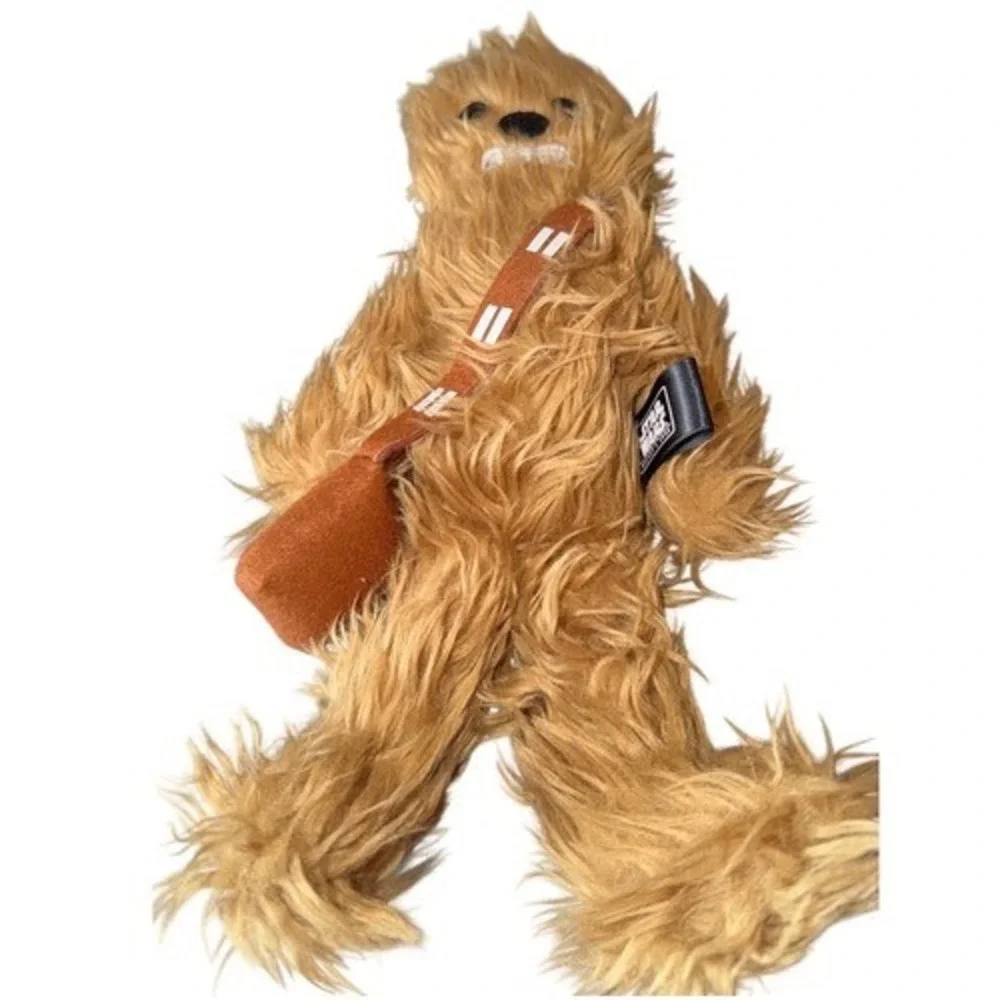Star Wars Galaxy's‎ Edge Chewbacca Plush Toy Brown Excellent Bandolier Bag